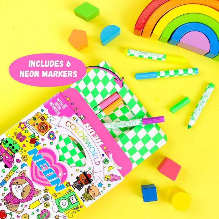 ColorWorld: Neon by Editors of Silver Dolphin Books
