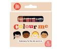 Colour Me Kids - 12 Non-toxic Skin Color Crayons