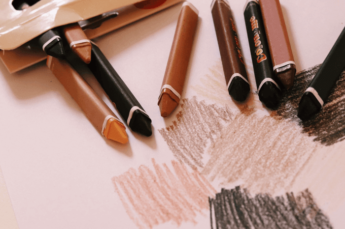 Colour Me Kids - 12 Non-toxic Skin Color Crayons