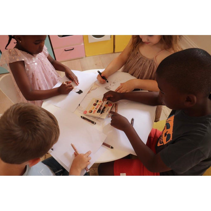 Colour Me Kids - 12 Non-toxic Skin Color Crayons