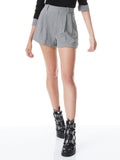 CONRY CUFFED SHORT - HOUNDSTOOTH XS BLACK/ECRU