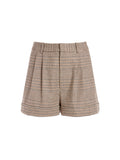 CONRY PLEATED CUFF SHORT - AFTERGLOW PLAID