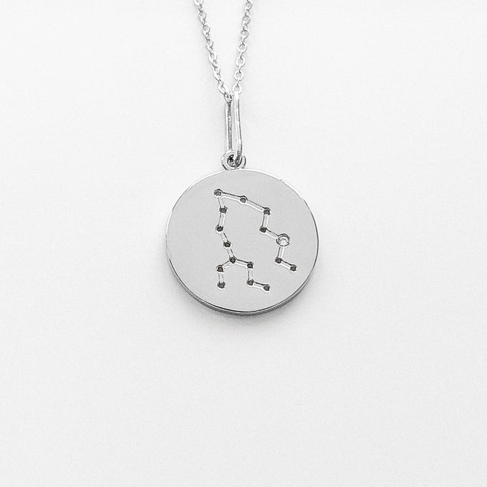 Rhodium Plated / Pisces