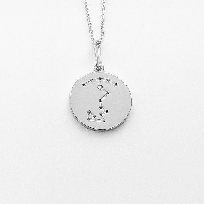 Rhodium Plated / Scorpio