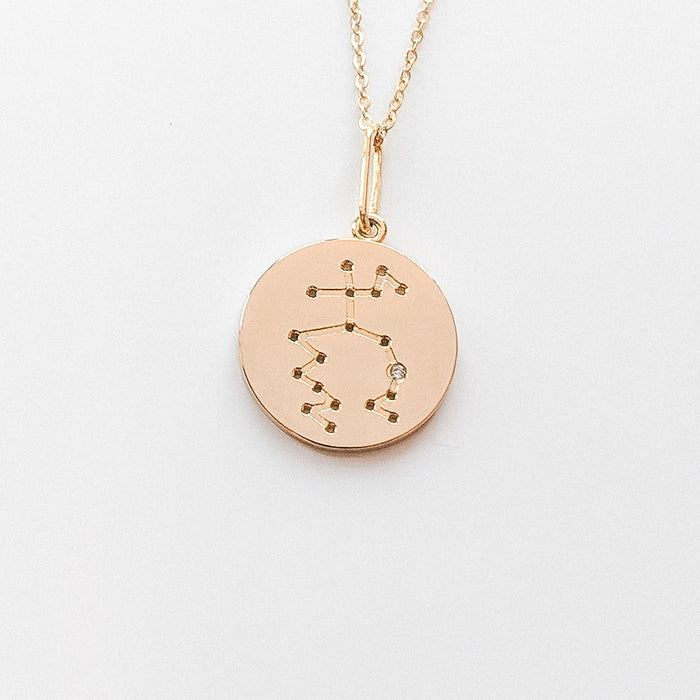 14k Gold Plated / Aquarius
