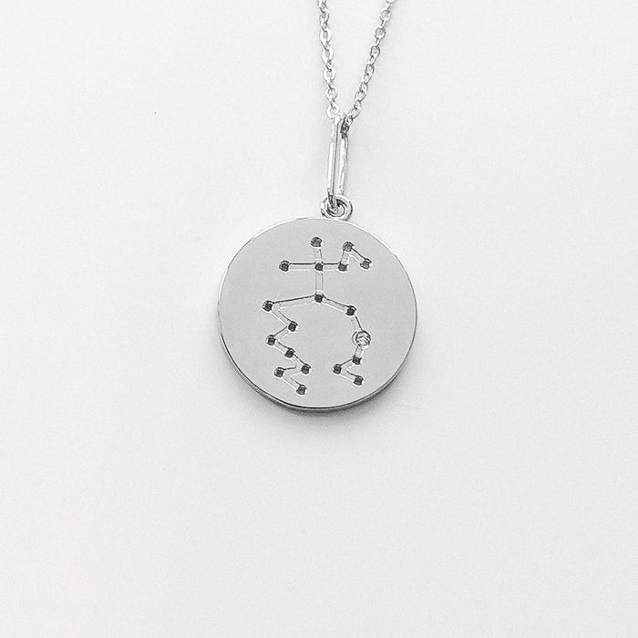 Rhodium Plated / Aquarius