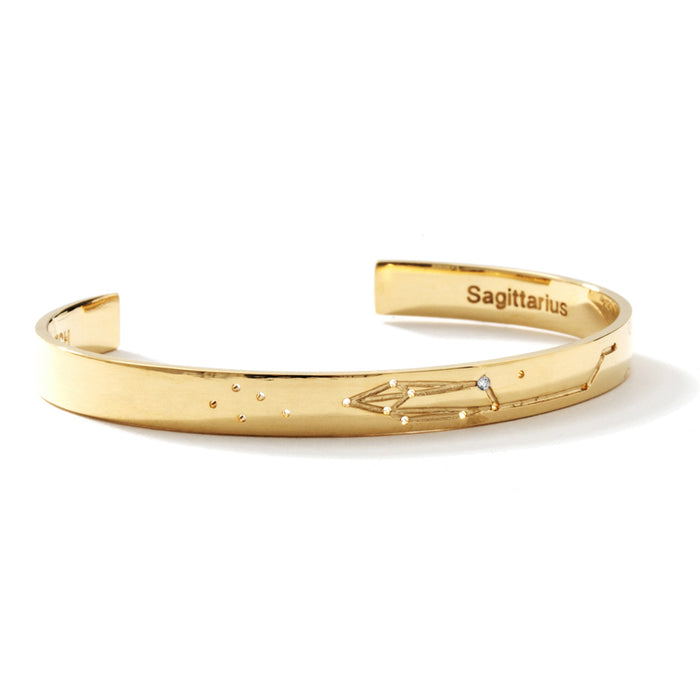 14k Gold Plated / Sagittarius