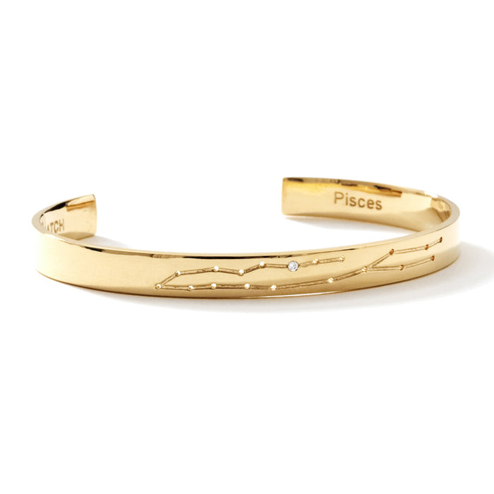 14k Gold Plated / Pisces
