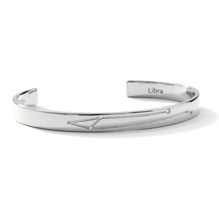 Rhodium Plated / Libra