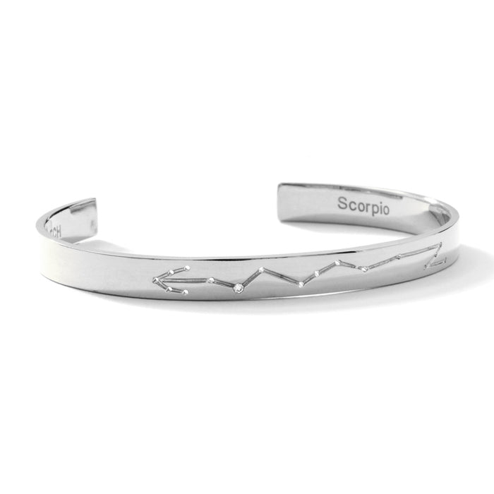Rhodium Plated / Scorpio