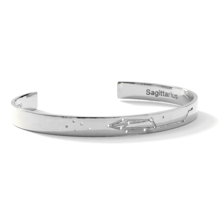 Rhodium Plated / Sagittarius