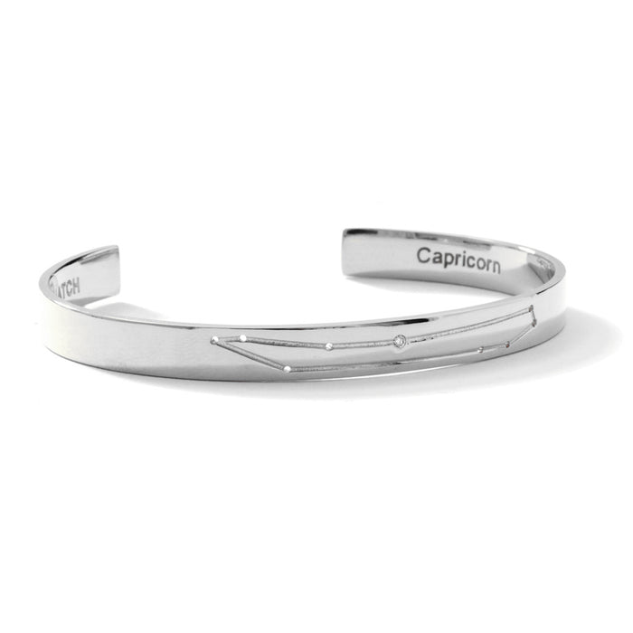 Rhodium Plated / Capricorn