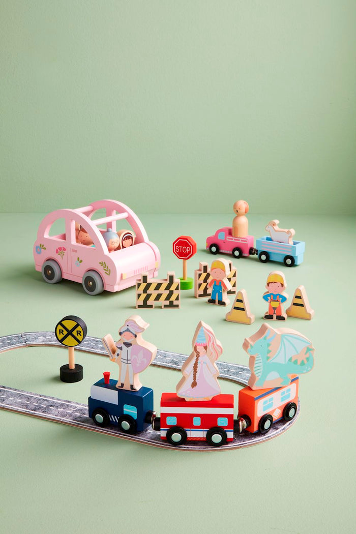 Construction Wood Toy Set