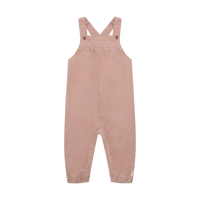 Corduroy Overalls- Fawn