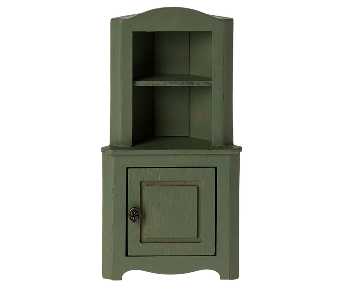 Corner Cabinet - Dark Green - Maileg Mouse