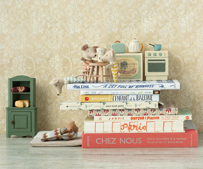 Corner Cabinet - Dark Green - Maileg Mouse