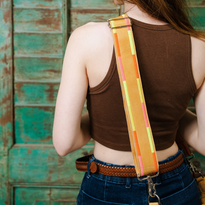 Cosmic Leather Shoulder Strap - Latico Leathers