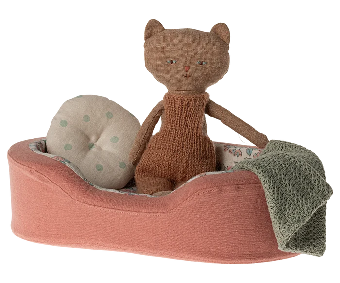 Cosy Basket, Small - Coral - Maileg