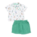 Country Club Dogs Neutral Polo with Casual Short