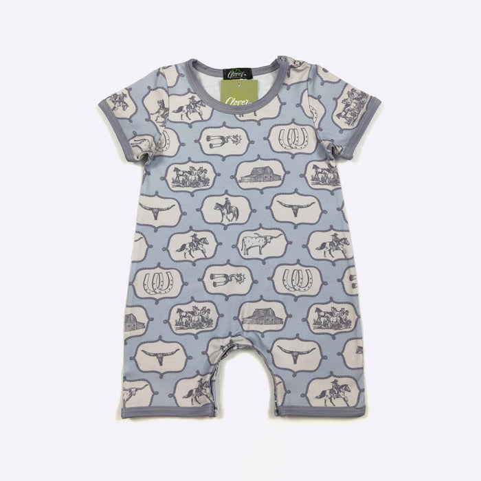 Cowpoke Boy Romper