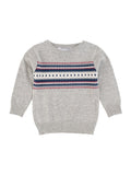 Cozy Fair Isle Knit Crew Sweater