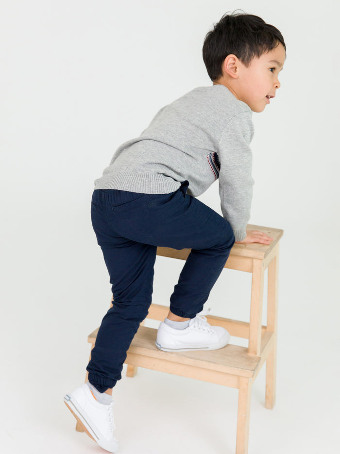 Cozy Fair Isle Knit Crew Sweater