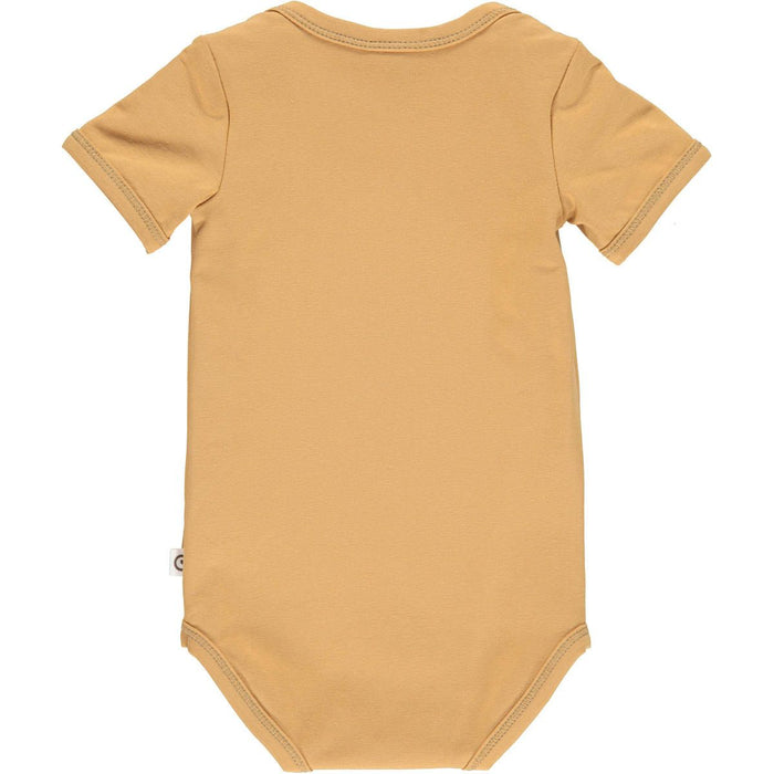 Cozy Me Short Sleeve Bodysuit- Cinnamon