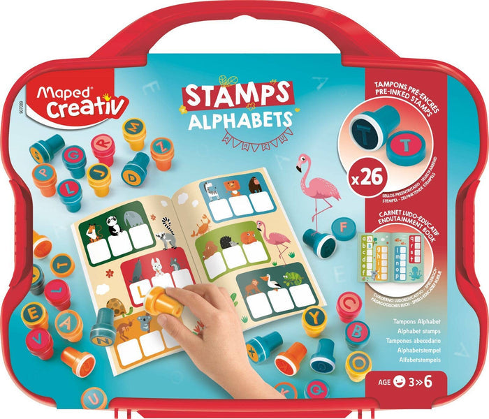 Creativ Learn the Alphabet Stamps 27 Piece Kit
