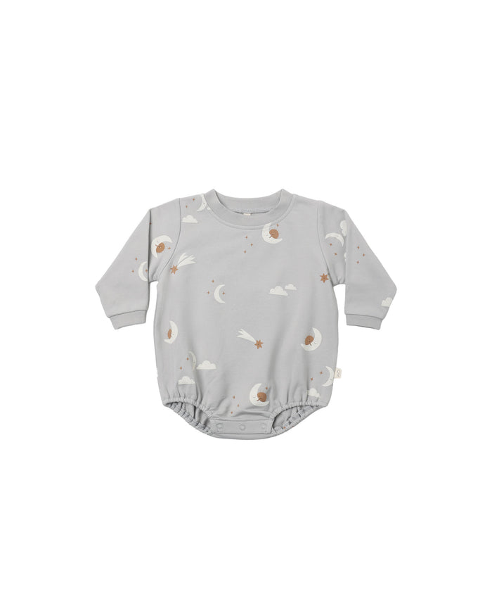 Crewneck Bubble Romper- Sky Friends