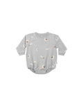 Crewneck Bubble Romper- Sky Friends