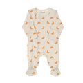 Croissant Zippered Footie