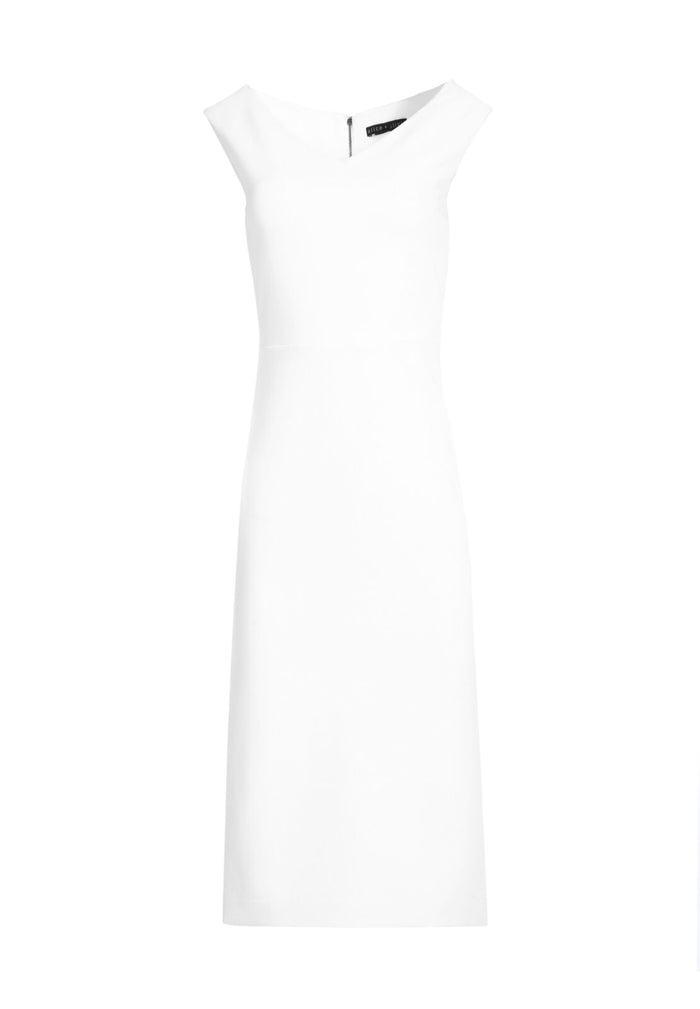 JORDAN CROSS SHLDR FITTED DRE - WHITE