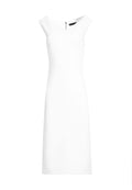 JORDAN CROSS SHLDR FITTED DRE - WHITE