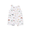 Cute Farm Animals Uni Sleeveless Shortie Romper