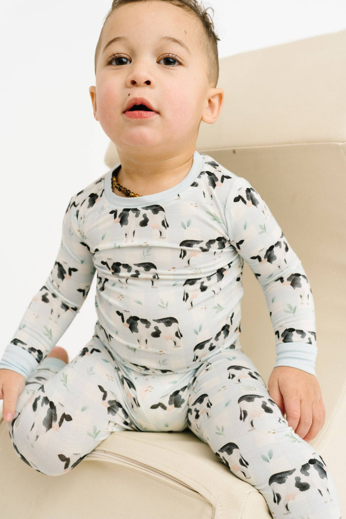Dairy Cow Bamboo Set