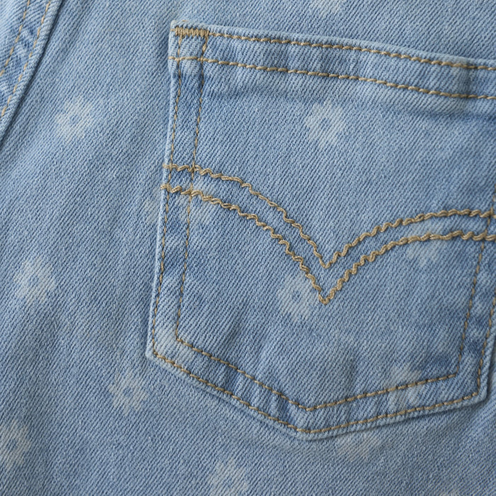Daisy Print Denim