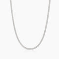 Dani Silver Herringbone Necklace