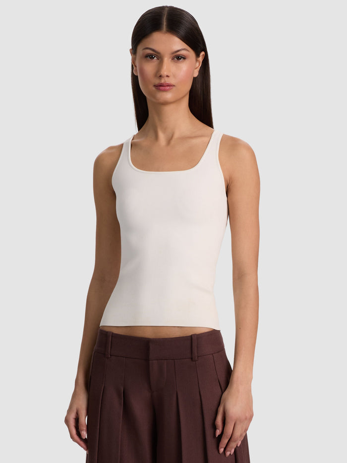 DARYN SCULPTING TANK - SOFT WHITE
