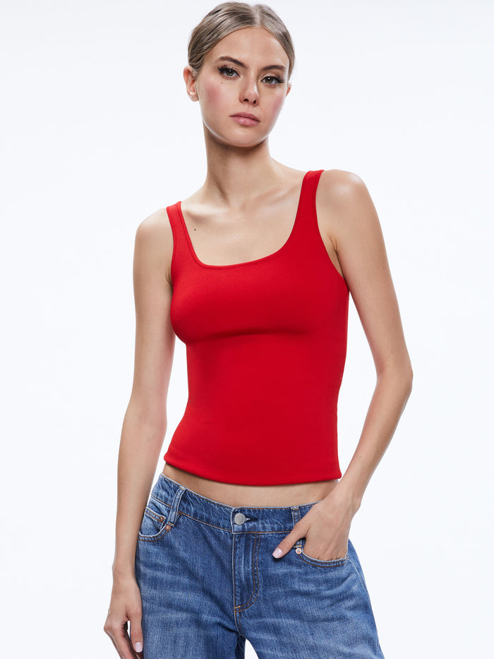 DARYN SCULPTING TANK - CINNAMON