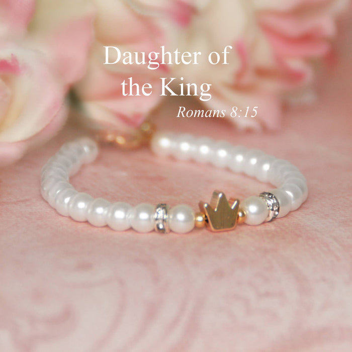 Daughter of The King Crown 5" Bracelet CJ-323