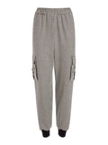 DEDE CARGO PANT - BLACK/WHITE