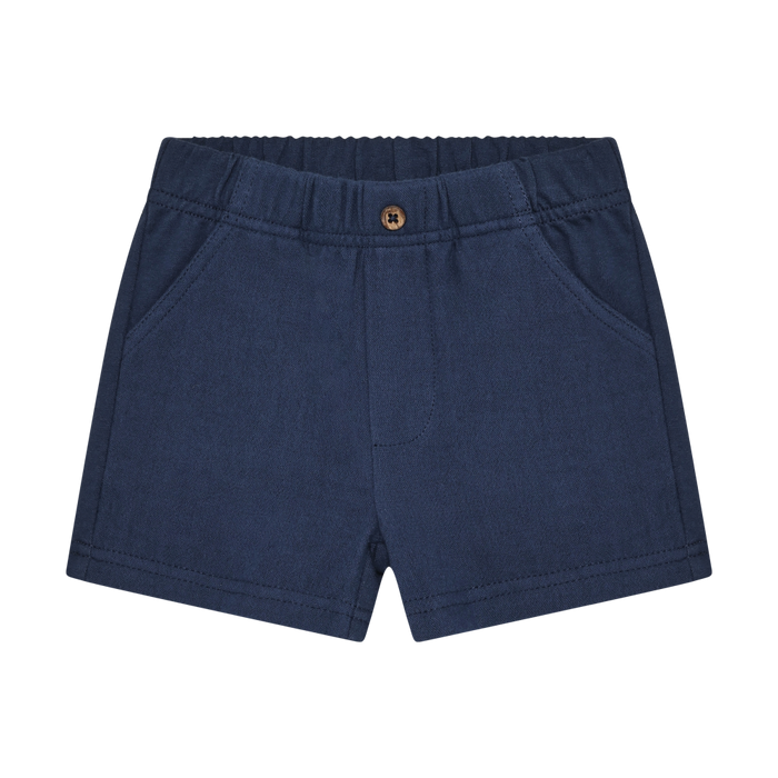 Deep Blue Muslin Shorts