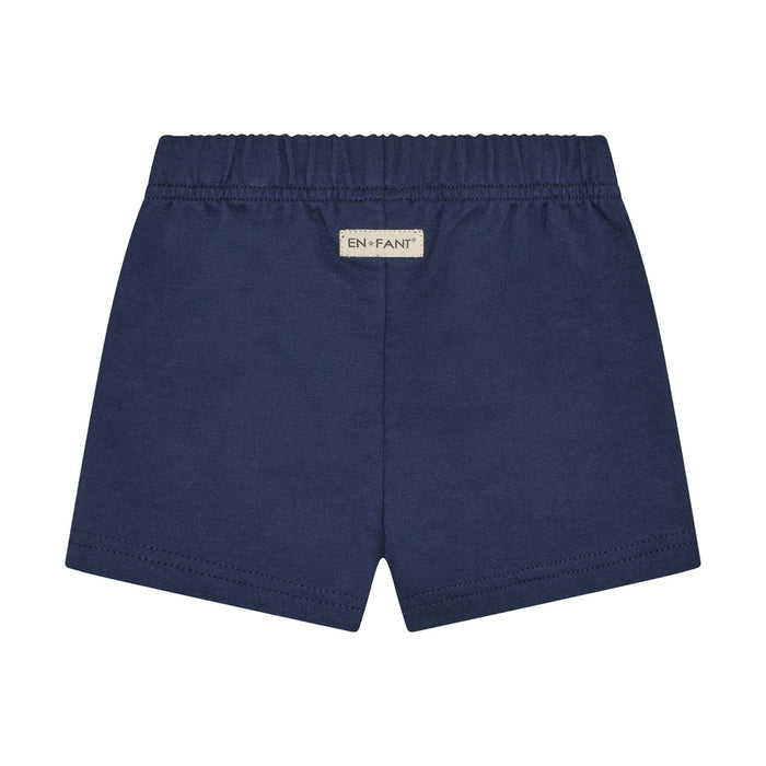 Deep Blue Muslin Shorts