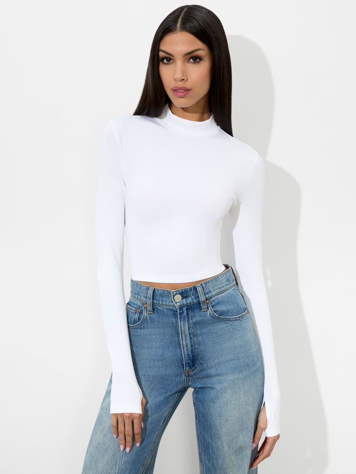 DELAINA REVERSIBLE TOP - OFF WHITE