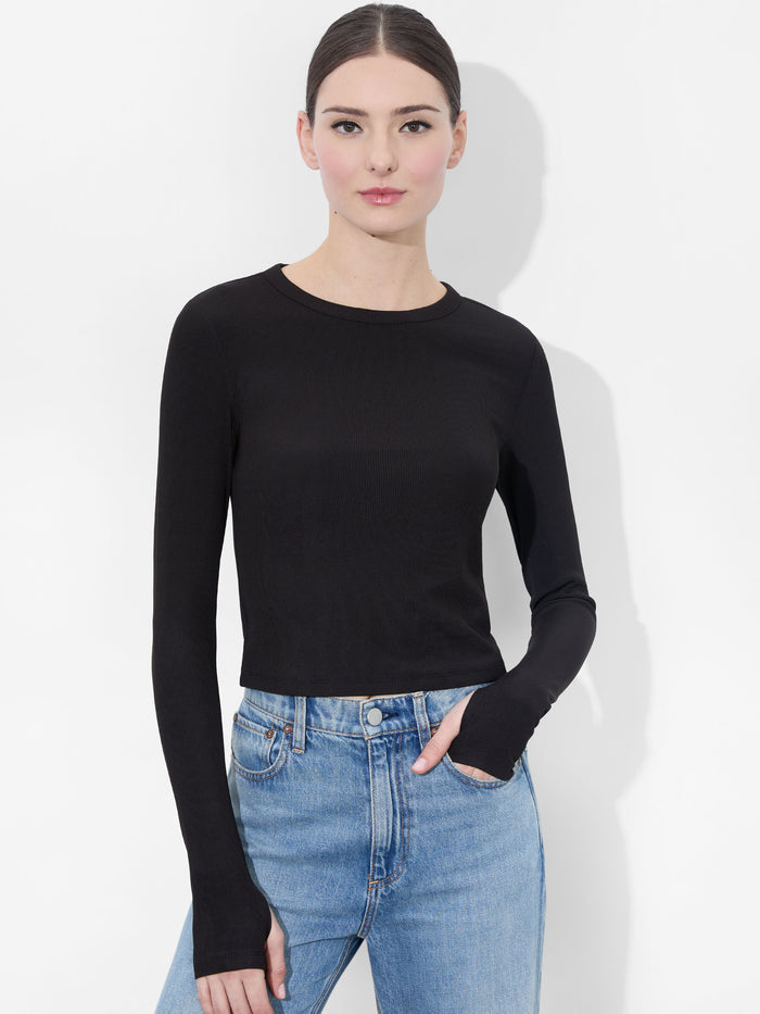 DELAINA TOP - BLACK