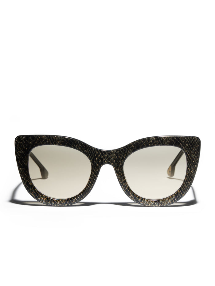 DELANCEY SUNGLASSES - SILVER SNAKE