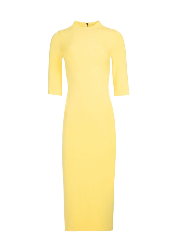 DELORA MIDI DRESS - CANARY