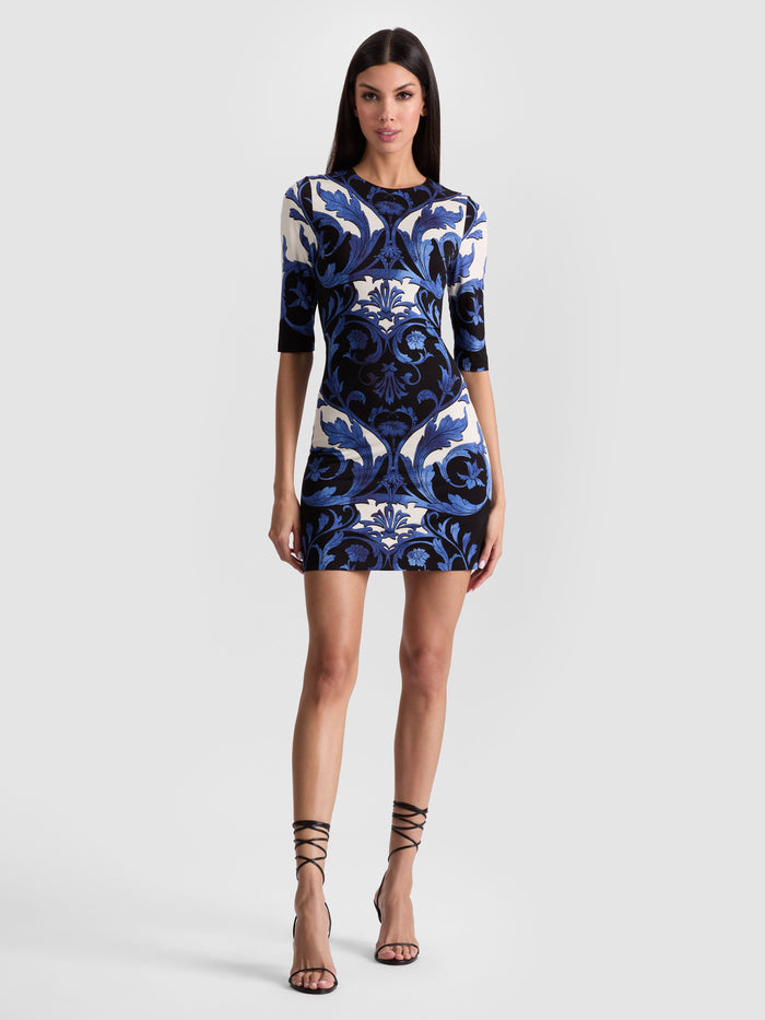 DELORA MINI DRESS - REGAL RETREAT