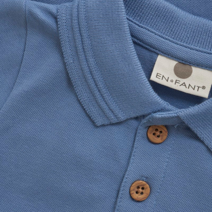 Denim Blue Polo Bodysuit