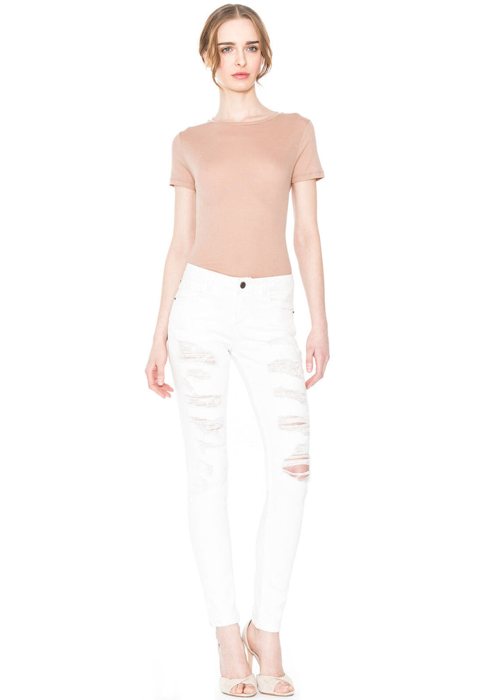 DESSIE CLASSIC TEE - ROSE TAN